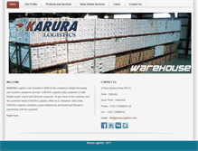 Tablet Screenshot of karura-logistics.com
